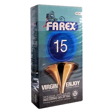 کاندوم شماره 15 virgin enjoy 12 pcs فارکس